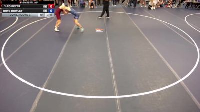 150 lbs Cons. Round 3 - Leo Beyer, Guerrilla Wrestling Club vs Rhys Rowley, Guerrilla Wrestling Club