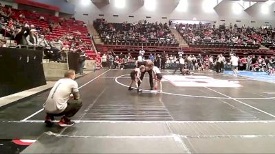 52 lbs Round Of 32 - Easton Crase, Skiatook Youth Wrestling 2022-23 vs Deion Berna, Wagoner Takedown Club