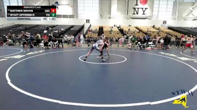 152 lbs Semifinal - Wyatt Opferbeck, Pioneer Youth Wrestling vs Matthew Mahon, 5th Round Wrestling Club