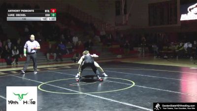 132 lbs Anthony Piemonte, Mt. Olive vs Luke Oeckel, Cedar Grove