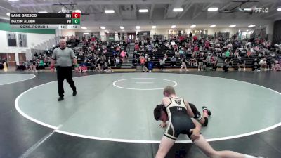 92 lbs Cons. Round 1 - Daxin Allen, Paola Wrestling vs Lane Gresco, Slyfox Wrestling Academy