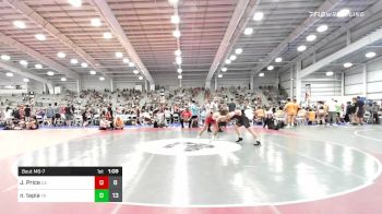 145 lbs Rr Rnd 1 - Jeremiah Price, Combat Athletics Black vs Noah Tapia, Young Guns Orange