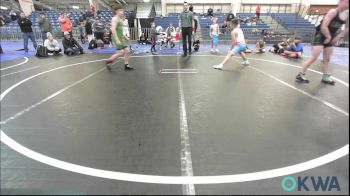 90 lbs Rr Rnd 5 - Jaxon Hines, Comanche Takedown Club vs Colter Hale, Powerhouse Gold
