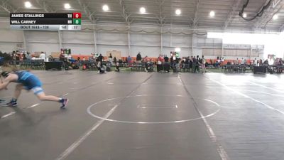 138 lbs 1st Place Match - James Stallings, Trinity vs Will Carney, Midwest RTC