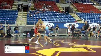 132 lbs Cons 16 #2 - Theodore Cha, Alaska vs Jacob Blair, Pennsylvania