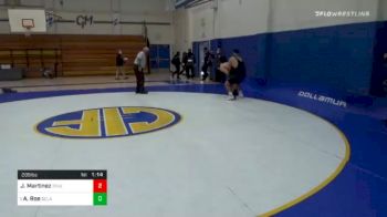 285 lbs Semifinal - Javier Martinez, Dinuba vs Aidan Roe, Dela Salle Of Concord