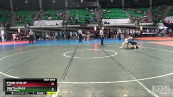 5A 150 lbs Quarterfinal - TRISTAN PAGE, Alexandria HS vs Tyler Noblitt, Arab