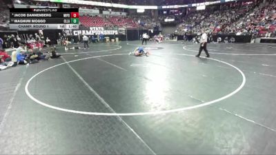 D3-150 lbs Champ. Round 1 - Jacob Dannenberg, Mineral Point vs Magnum Moggo, Clear Lake