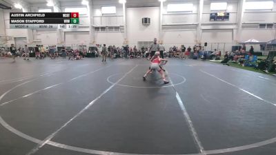 76 lbs Round 7 (8 Team) - Austin Archfield, Wrecking Crew Demolition Team vs Mason Stafford, West Virginia Wild