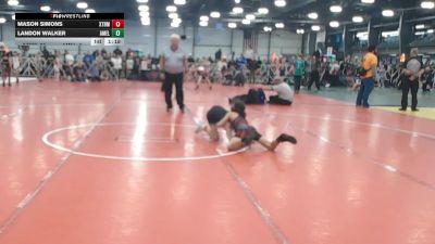 72 lbs Round 1 - 9:00am Saturday - Mason Simons, Terps Xtreme vs Landon Walker, America Elite