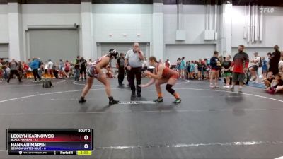 170 lbs Round 1 (8 Team) - Leolyn Karnowski, Black Mambas vs Hannah Marsh, Georgia United Blue