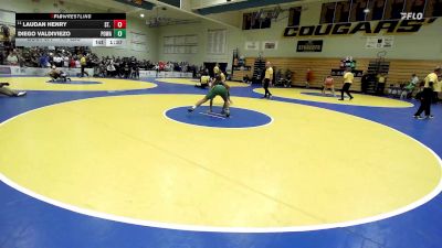 147 lbs Quarterfinal - Laudan Henry, St. Peter`s Prep (NJ) vs Diego Valdiviezo, Poway