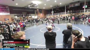 138 lbs Cons. Round 5 - Wyatt Storey, Kellogg vs Jordan Schield, Coeur D`Alene High School