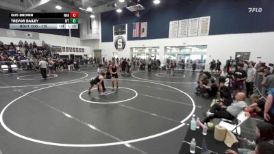 175 lbs Champ. Round 2 - Trevor Bailey, El Modena vs Gus Brown, Animal House