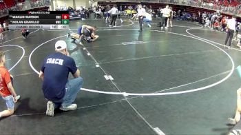 120 lbs Champ. Round 2 - Nolan Granillo, Wrestling With Character vs Waklin Watson, Norris Wrestling Club