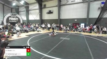 54 lbs Quarterfinal - Rhett Shaw, Toro World Club vs Reed Saltenberger, Patriot Mat Club