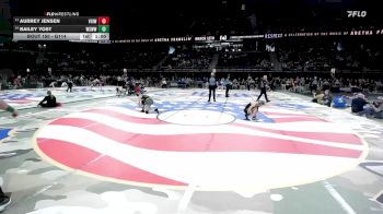 Cons. Round 1 - Bailey Yost, Wessington Springs/Woonsocket/Wolsey-Wessington vs Aubrey Jensen, Viborg-Hurley/Irene-Wakonda