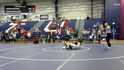 165 lbs Quarterfinal - Jovon Mitchell, Southeastern vs Nate Napolitano, Truett-McConnell (Ga.)