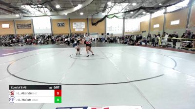 138 lbs Consi Of 8 #2 - Lilya Akande, Shelton vs Amelia Mailett, Dirigo