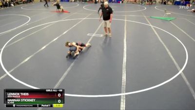 68 lbs Round 1 - Hannah Stickney, Blaine vs Lennox Theis, New Prague