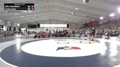 115 lbs 3rd Place Match - Anna Tsirambidis, Seasons vs Celine Frank, MI REV