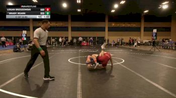 125 lbs C Of 16 #2 - Logan Brzozowski, Harvard vs Brady Roark, South Dakota State