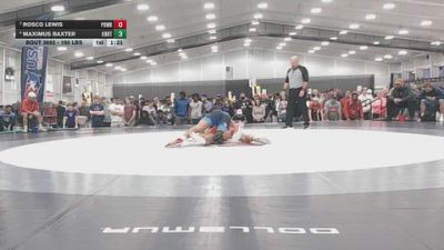 190 lbs 1st Place Match - Maximus Baxter, Knights RTC vs Rosco Lewis, Position Wrestling