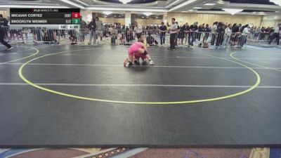 123 lbs Round Of 16 - Micaiah Cortez, Central Catholic WC vs Brooklyn Weimer, Elite Force WC
