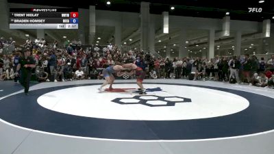92 lbs Champ. Round 2 - Trent Hidlay, Wolfpack WC/ Titan Mercury Wrestling Club (TMWC) vs Braden Homsey, North Carolina