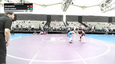 133-A lbs Consolation - Jon Barreto, N/A vs Brady Kareha, University Of Delaware