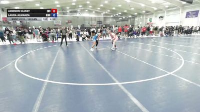 140 lbs Champ. Rd Of 16 - Addison Clixby, Eagle Wrestling Club vs Laura Almanza, New Mexico