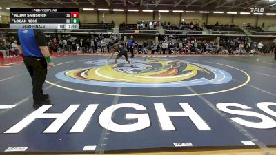 157 lbs Semifinal - Alijah Sainsurin, La Salle Academy vs Logan Ross, Bishop Hendricken