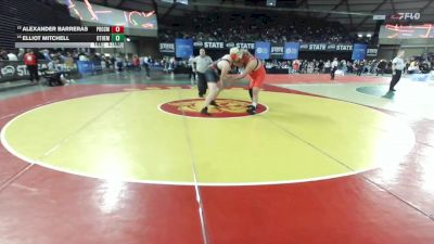 Boys 2A 285 lbs Cons. Round 5 - Elliot Mitchell, Othello vs Alexander Barreras, Prosser