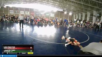 63 lbs Quarters & Wb (16 Team) - Landon Caro, Mat Demons vs Levi Proctor, South Central Utah
