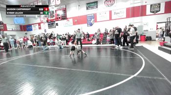 37 lbs Rr Rnd 2 - Jaxson Cartwright, Midwest City Bombers Youth Wrestling Club vs Kyser Lillich, Jay Wrestling Club