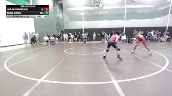 120 lbs Cons. Round 3 - Taiga Kwon, Purler Wrestling Academy vs Logan Thompson, Ray Pec