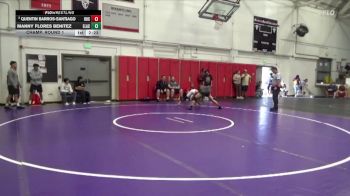 125 lbs Champ. Round 1 - Manny Flores Benitez, East Los Angeles College vs Quentin Barros-Santiago, Rio Hondo College