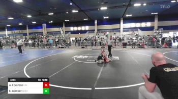 73 lbs Consolation - Axel Forsman, Vici WC vs Ezra Gamber, Shootbox WC