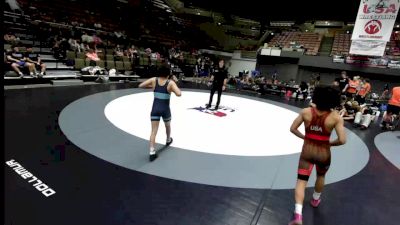 113 lbs J Chavez, BAWA-Bay Area Wrestling Association vs Caden Herrera, KCWA - Kern County Wrestling Association