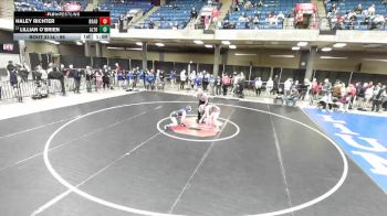 95 lbs 7th Place Match - Lillian O`Brien, Bloom vs Haley Richter, Heyworth
