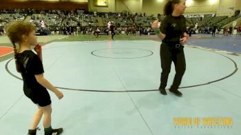45 lbs 5th Place - Stella McCarther, Clinton Youth Wrestling vs Elizabeth Graeber, Idaho Gold