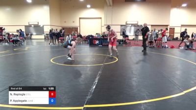 68 kg Rnd Of 64 - Nathaniel Replogle, Steller Trained Wrestling vs Parker Applegate, Juab Wrestling Club