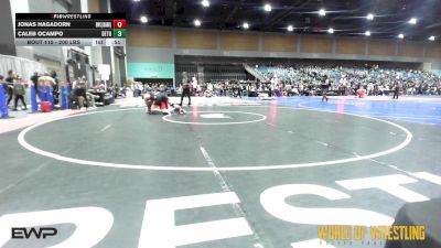 200 lbs Consi Of 8 #1 - Jonas Hagadorn, BULLDOG WRESTLING CLUB vs Caleb Ocampo, Dethrone