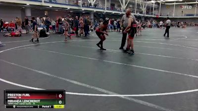 130 lbs Round 5 (8 Team) - Preston Furl, Rampage vs Miranda Lencrerot, Terps East Coast Elite