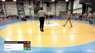 112 lbs Rr Rnd 2 - Isaac Brown, The Fort Hammers vs Daniel Smith, Micky's Maniacs Black