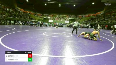 134 lbs Consi Of 16 #1 - Juan Gallardo, Wasco vs Caleb Morales, Central