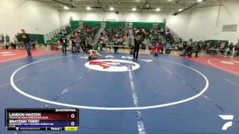 138 lbs Quarterfinal - Landon Maston, Touch Of Gold Wrestling Club vs Braydnn Terry, Moorcroft Mat Masters Wrestling Club