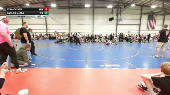 142 lbs Rr Rnd 2 - Ezra Carver, Wayne Danger - MS vs Carlos Alicea, CTWHALE Orca - MS