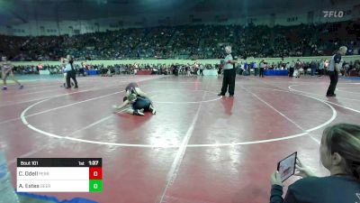 120 lbs Round Of 32 - Constance Odell, Perry Girls Wrestling Club vs Alyssa Estes, Deer Creek Middle School