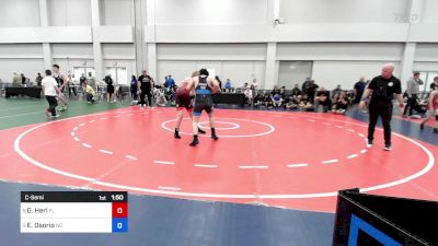 136 lbs C-semi - Gable Herl, Florida vs Elias Osorio, North Carolina